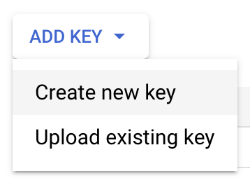 Create new key